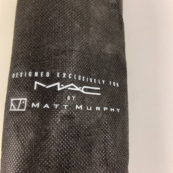 Mac Cosmetics Rare Slim Makeup bag by Matt Murphy in White Vintage 2000s RARE - Picture 11 of 11